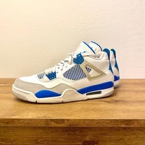 Jordan Retro 4 IV Military Blue Sz 10.5